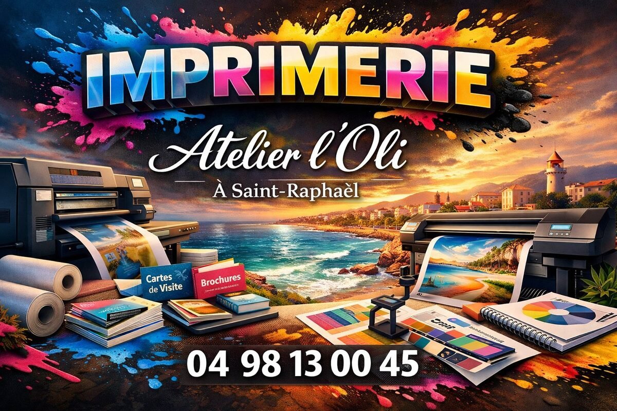 Imprimerie Atelier L'Oli à Saint-Raphaël – Photocopie, copie, impression, reliure, numérisation. Tout fait sur place. 04 98 13 00 45